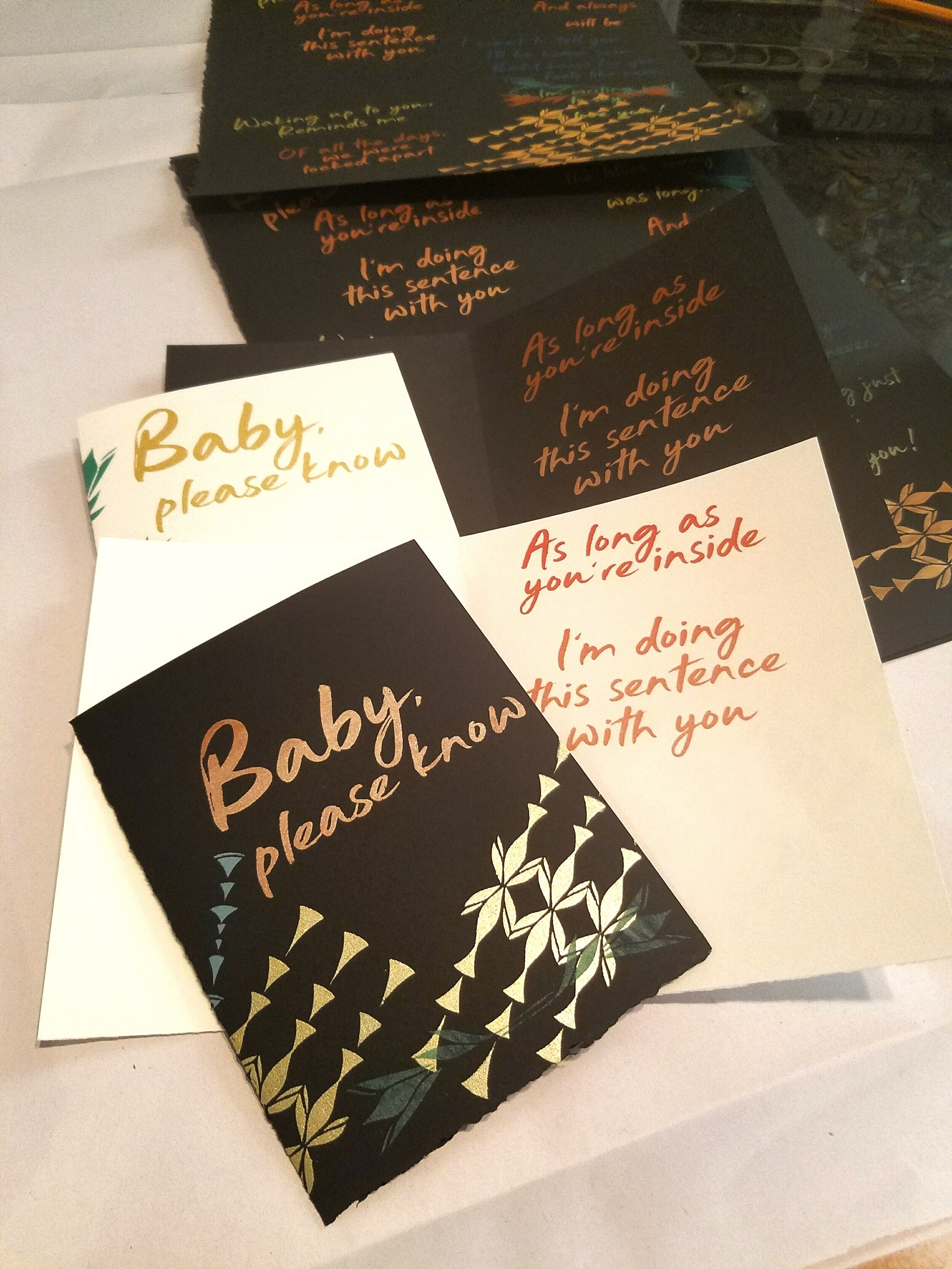 Cards for relationships with the people you love in prison
collaboration with Felix Rosado
commissioned by Lifelines, Philadelphia
