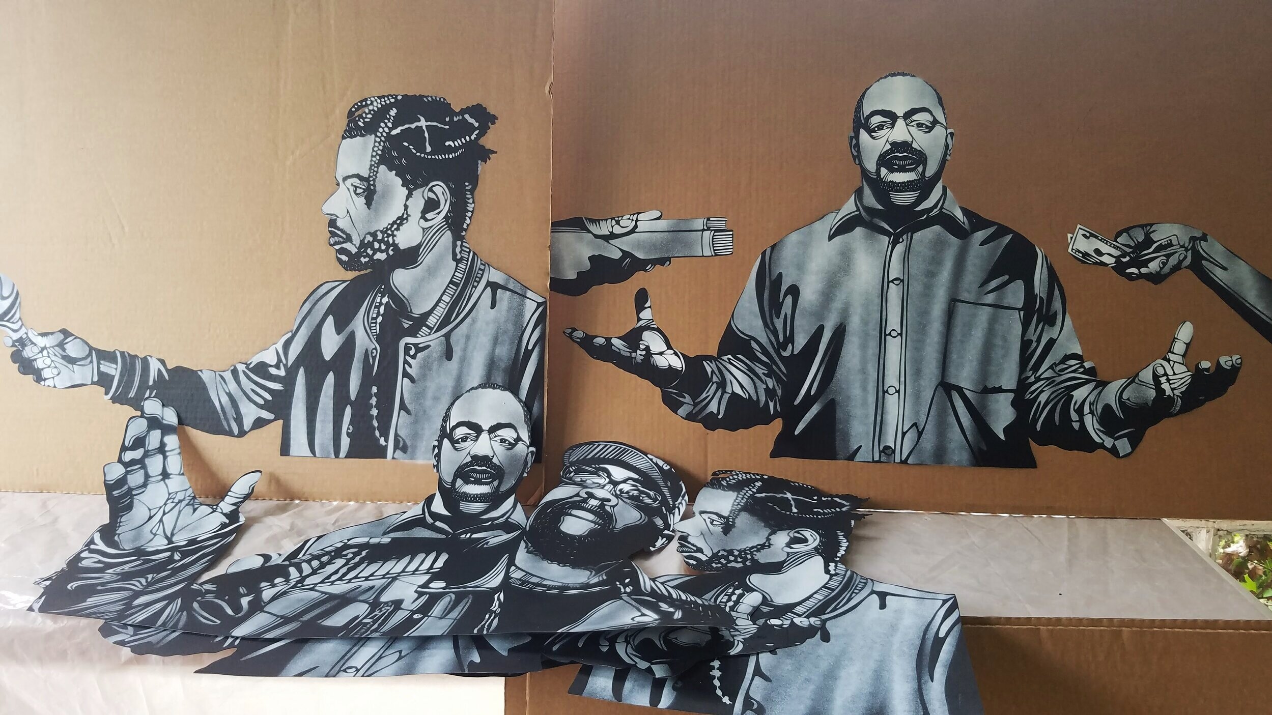ReEntry Bill of Rights portraits
created in collaboration with members of the Philly ReEntry Think Tank