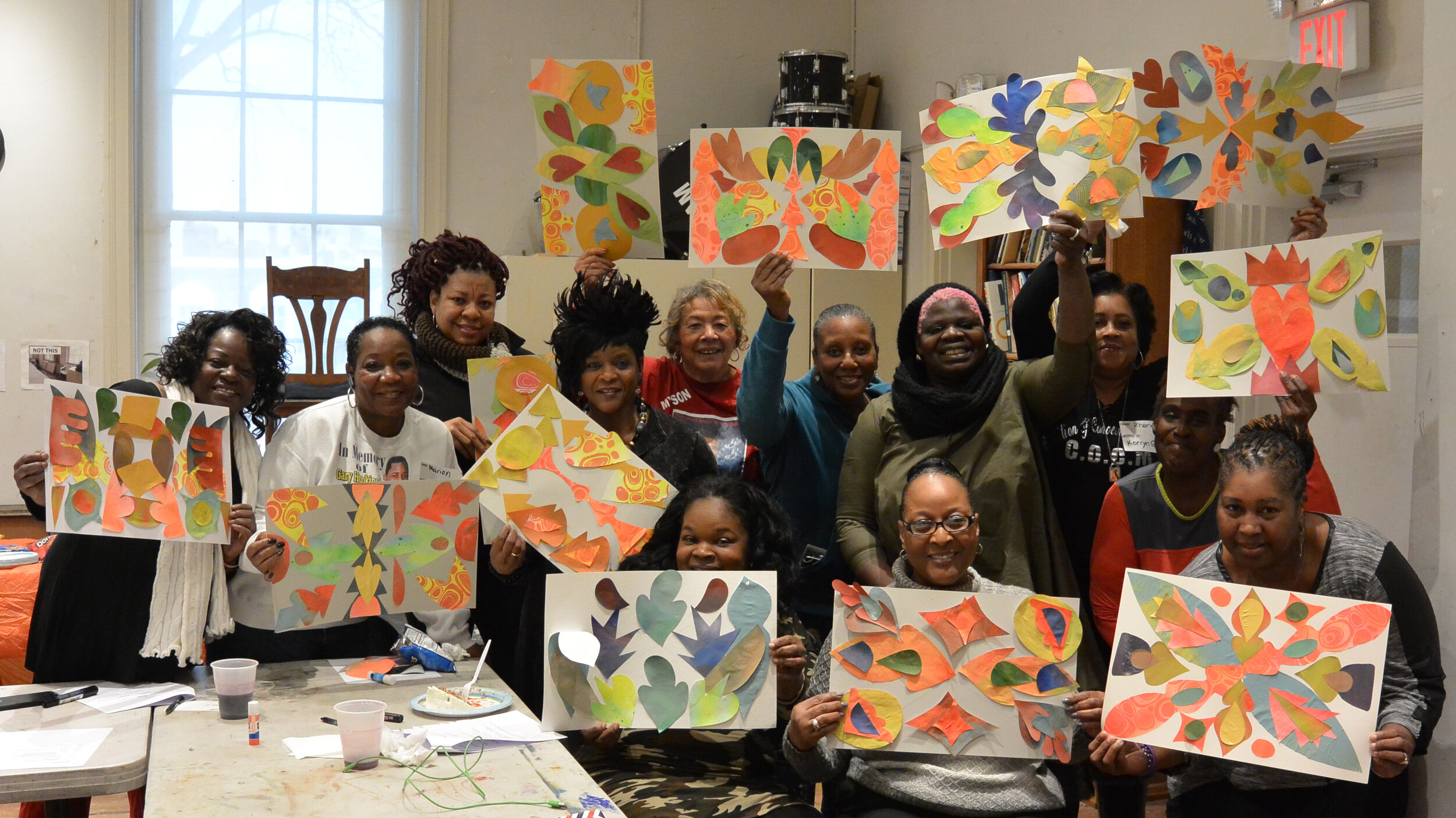 Healing Poetry & Art workshop with Coalition of Concerned Mothers, DC/Baltimore in collaboration with Konshens