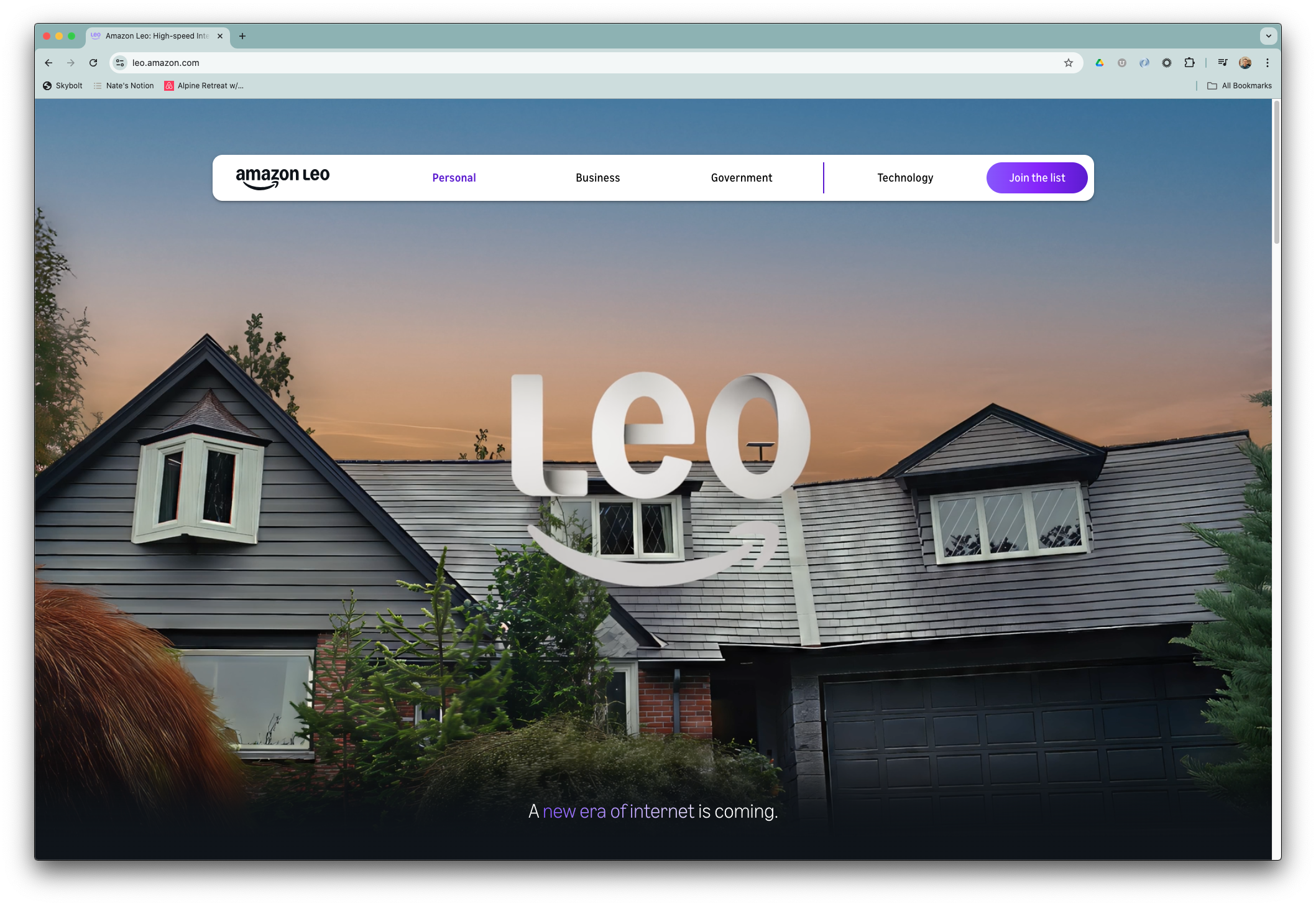 Desktop Screenshot Landing – Personal.png