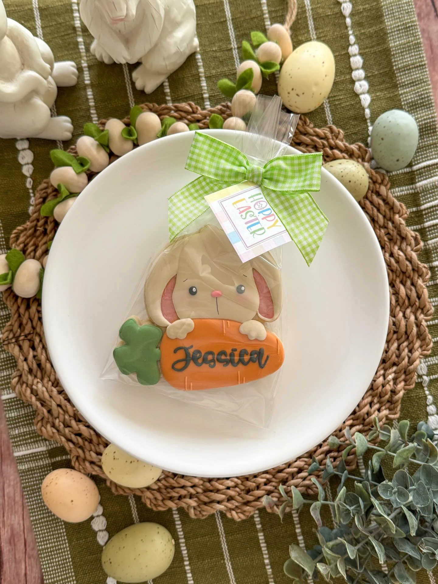 The winner from my pole was the bunny! Personalized bunnies are a wonderful treat, sure to put a smile on their faces. 

Order yours here: https://www.tatestreats.com/easter

#tatestreats #eastercookies #orangecountycookies #southocmoms