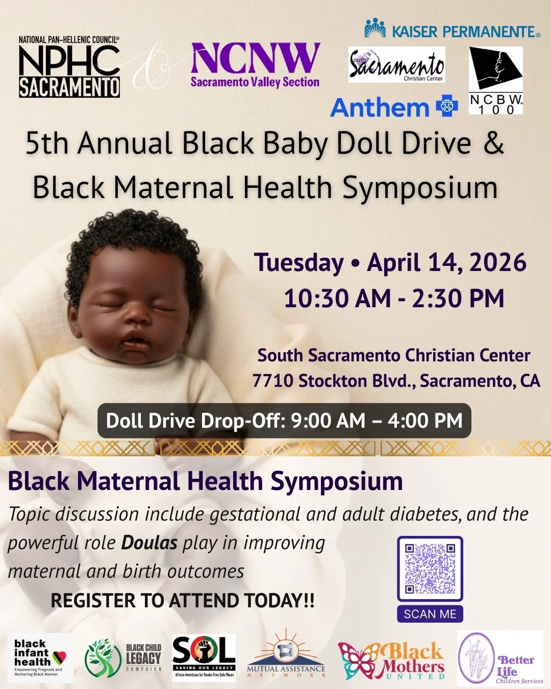 5th Annual Black Baby Doll Drive and Maternal Health Symposium
