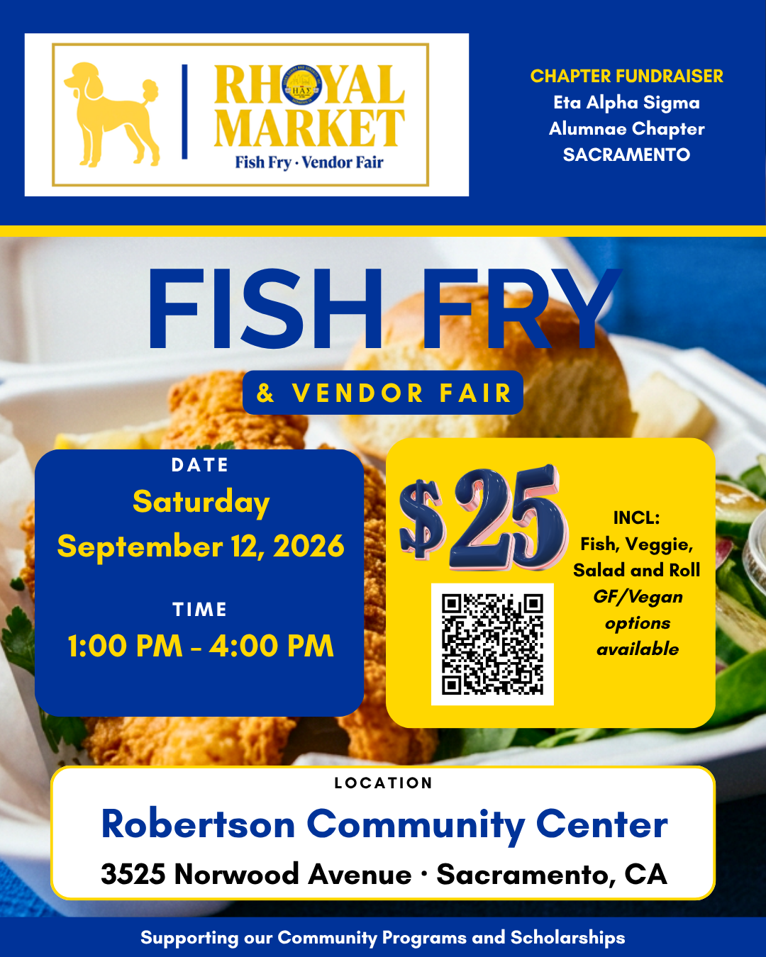 Rhoyal Market Fish Fry and Fundraiser