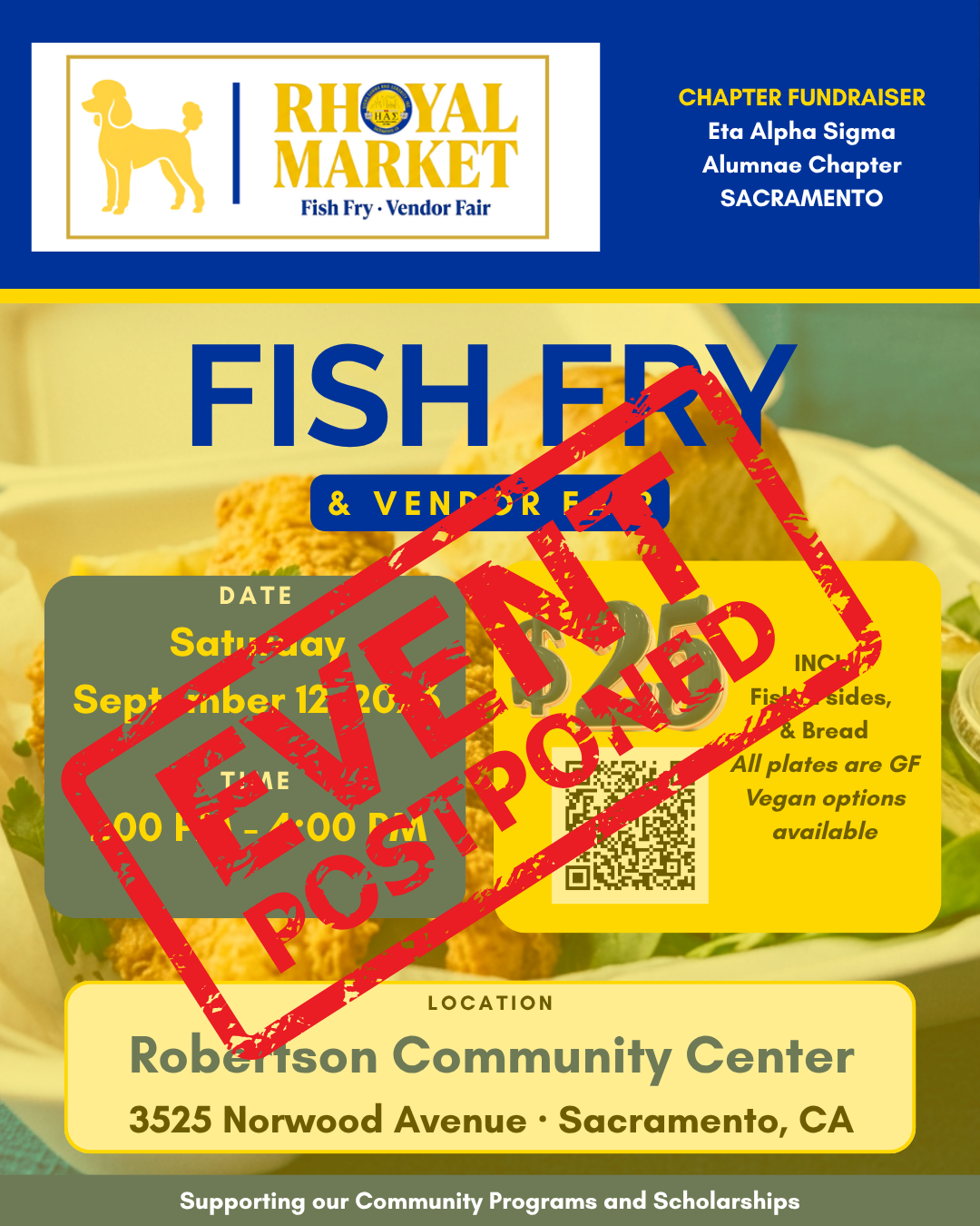 Rhoyal Market Fish Fry and Fundraiser