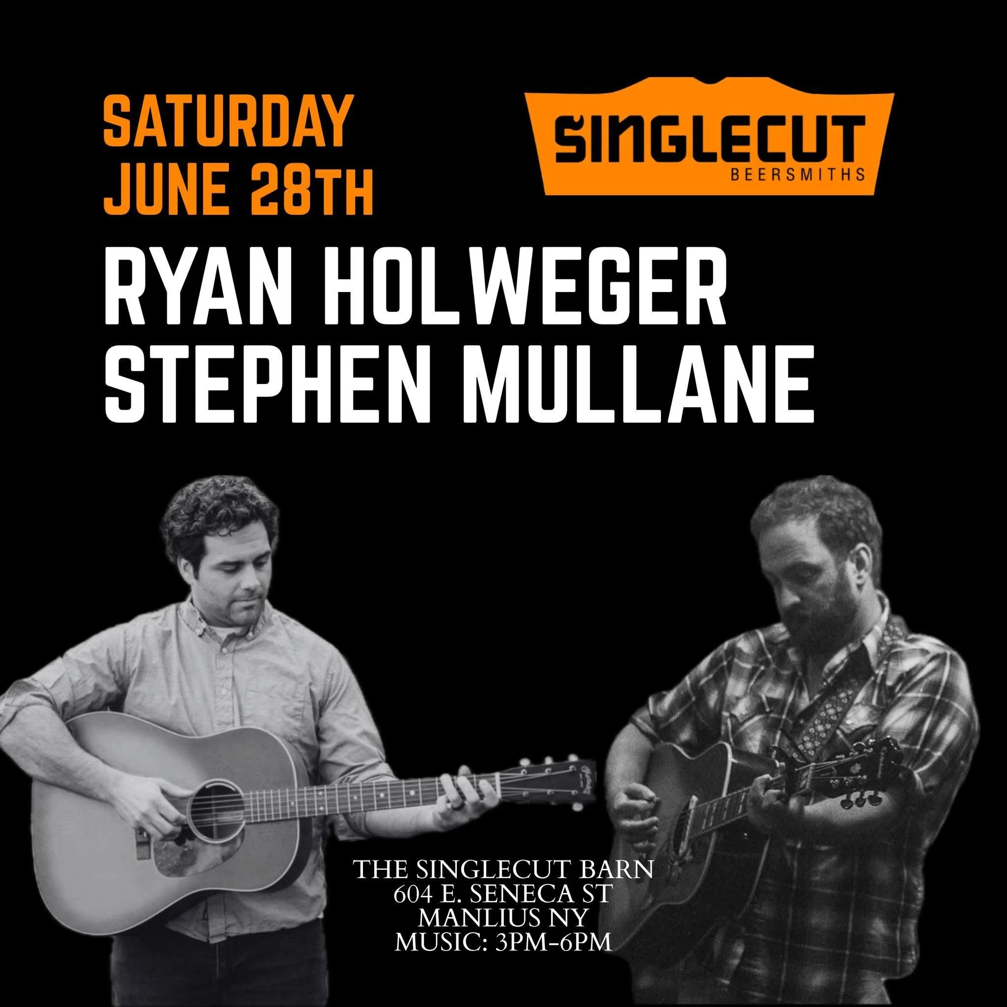 Ryan Holweger + Stephen Mullane at SingleCut Barn & Lodge