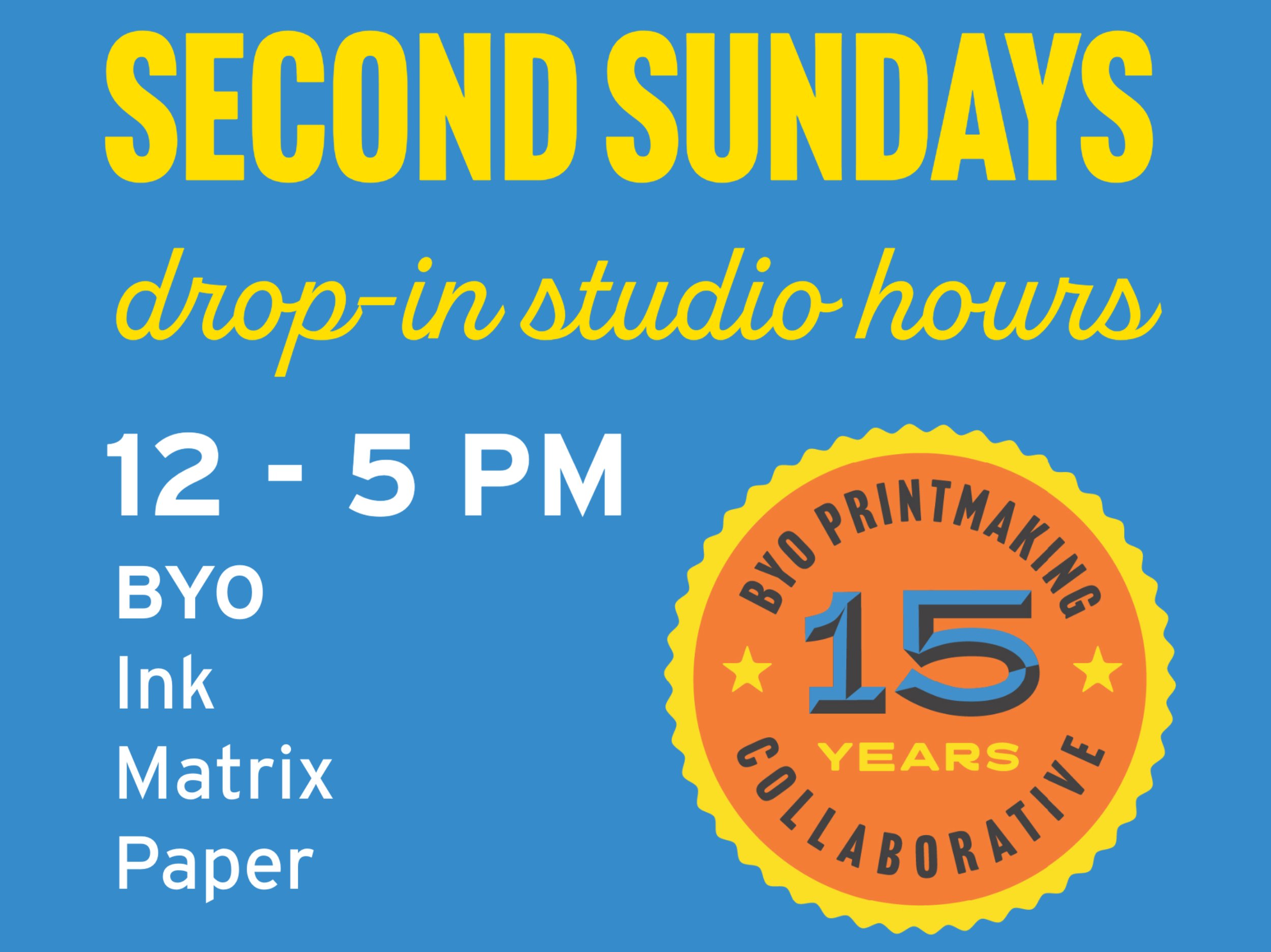 Second Sundays Drop-in Studio Hours