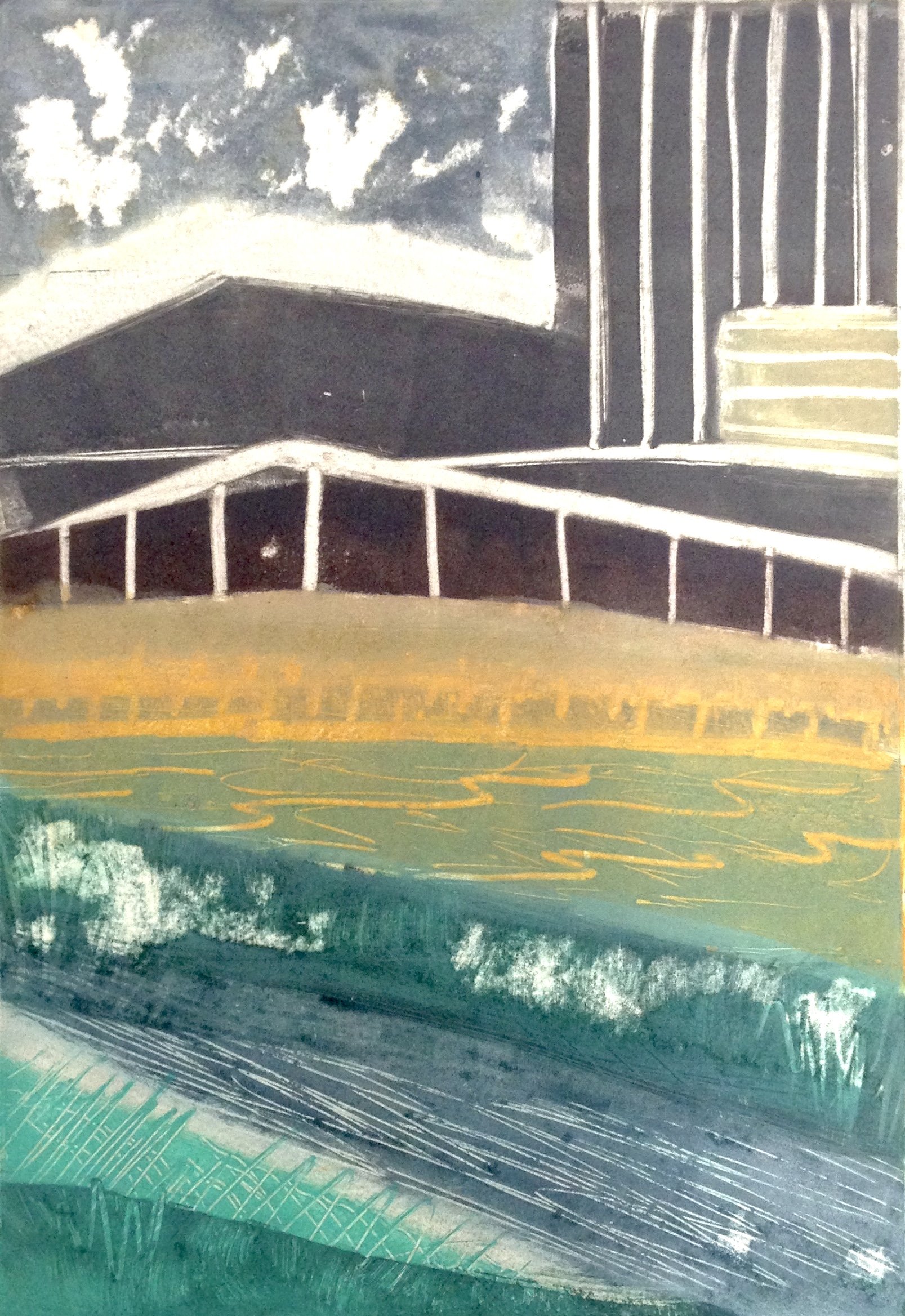 Collaborative printing, Schuylkill Banks