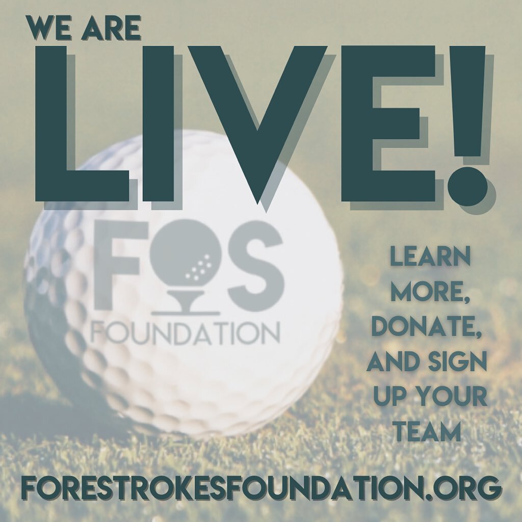 BIG NEWS: Our website is LIVE and ready for you all! 🙌🏻

You can sign up your tournament team, sponsor the tournament, make a donation, and most importantly, learn about Fore Strokes all in one place!

Link in bio! ⛳️