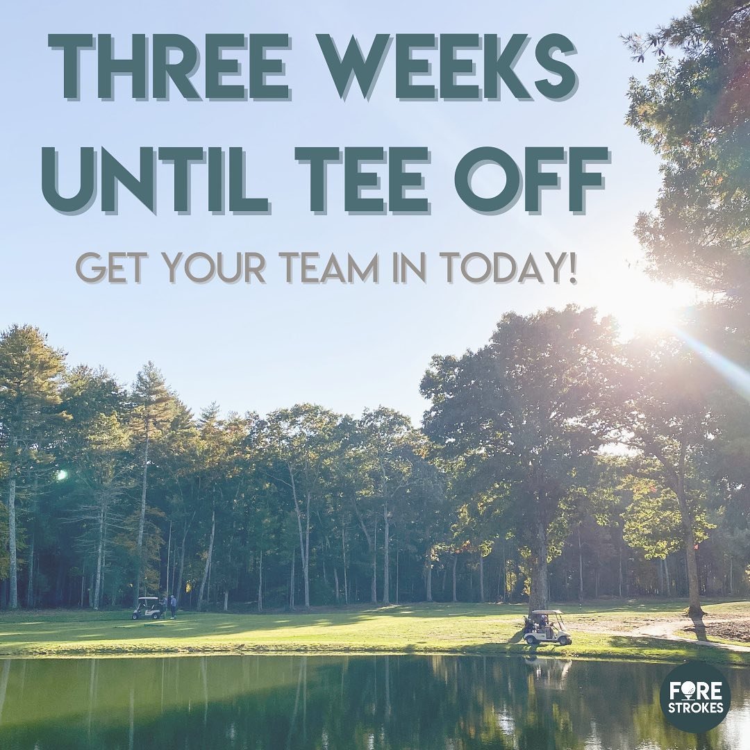 October 1st means we&rsquo;re only THREE WEEKS away from our third annual tournament! ⛳️

If you haven&rsquo;t already gotten your team in, now is the time! (No like really, you need to sign up your team in advance so we can make sure we have everyth