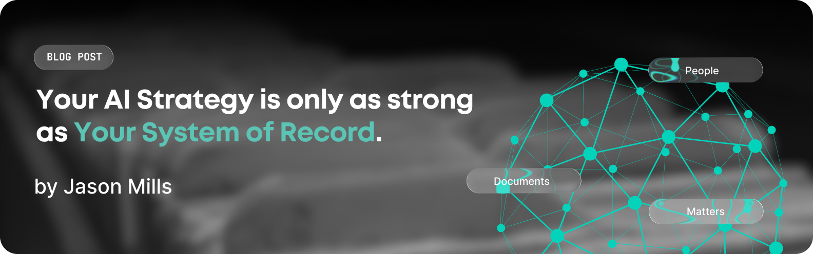 Your AI Strategy is Only as Strong as Your System of Record. 