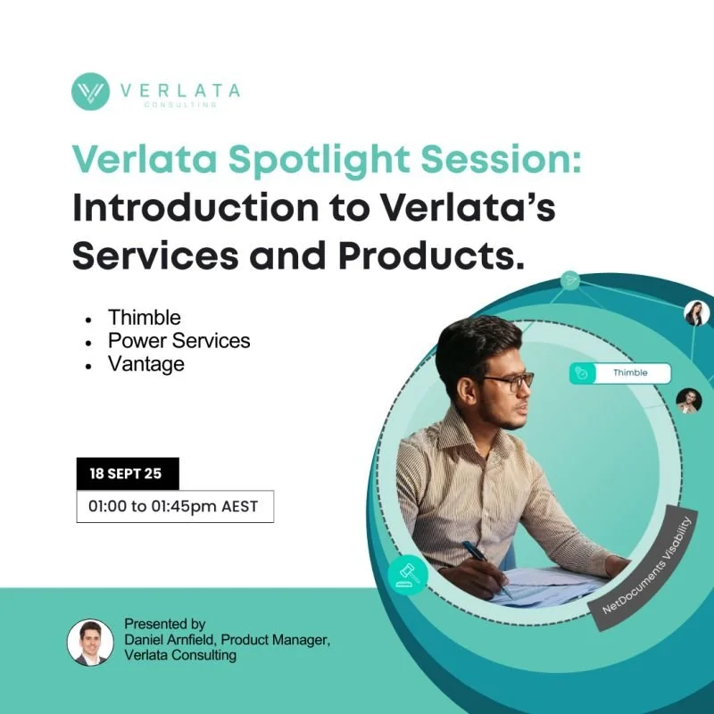 Verlata Spotlight Session 1 - Introduction to Verlata's Services and Products
