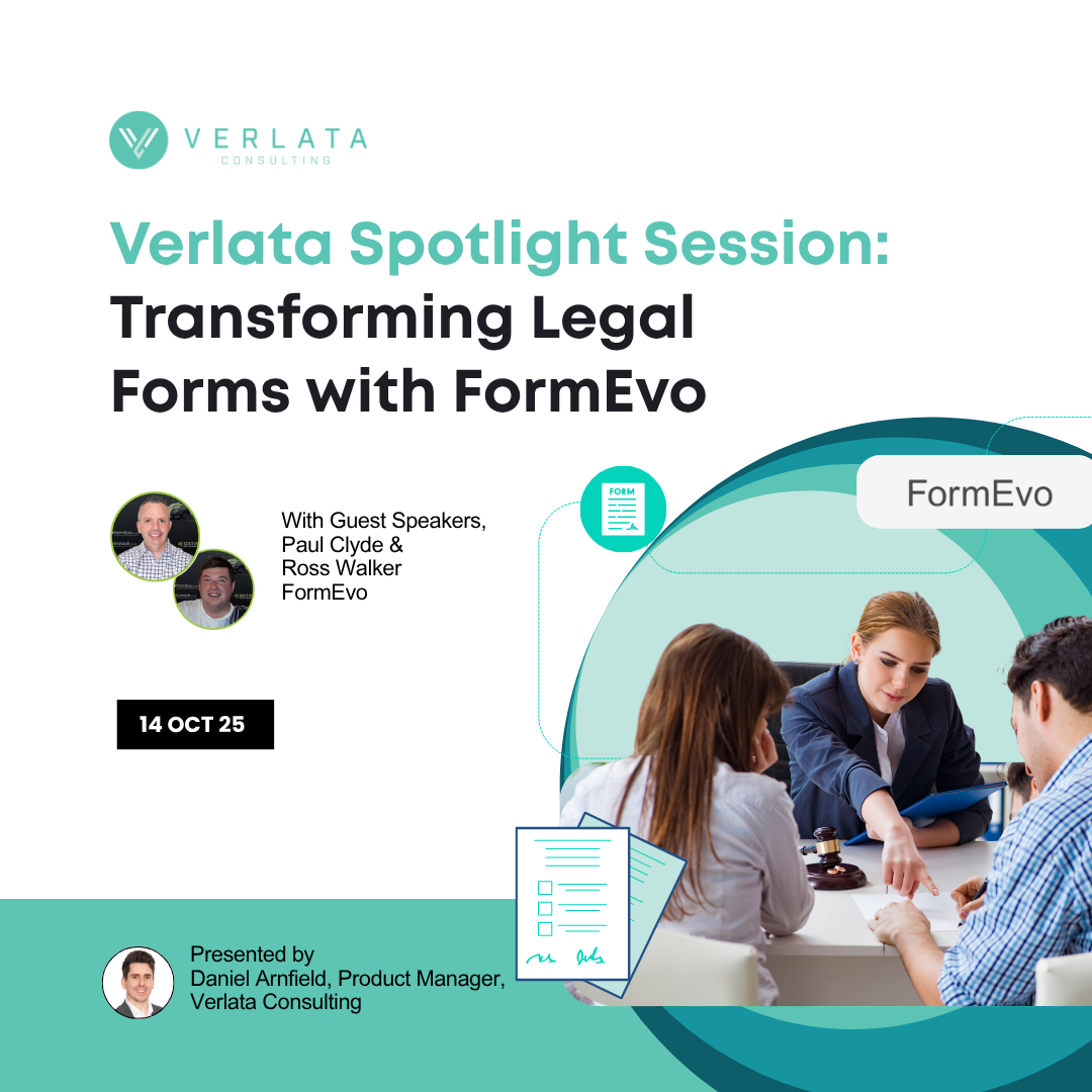 Verlata Spotlight Session 2: Transforming Legal Forms with FormEvo