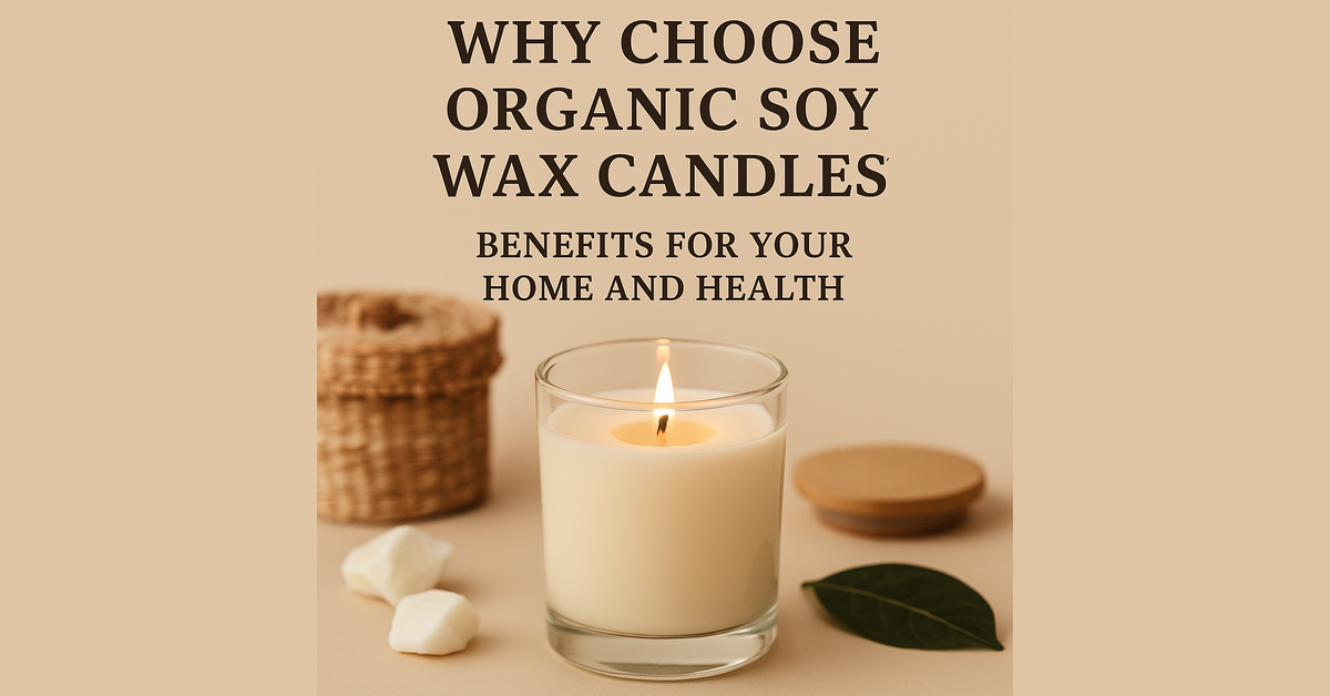 Why Choose Organic Soy Wax Candles? Benefits for Your Home and Health