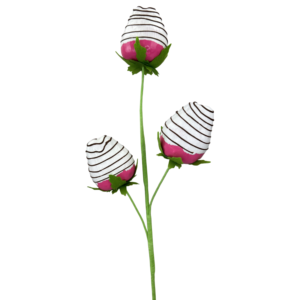 Dipped Strawberry Pick: Pink, 22"