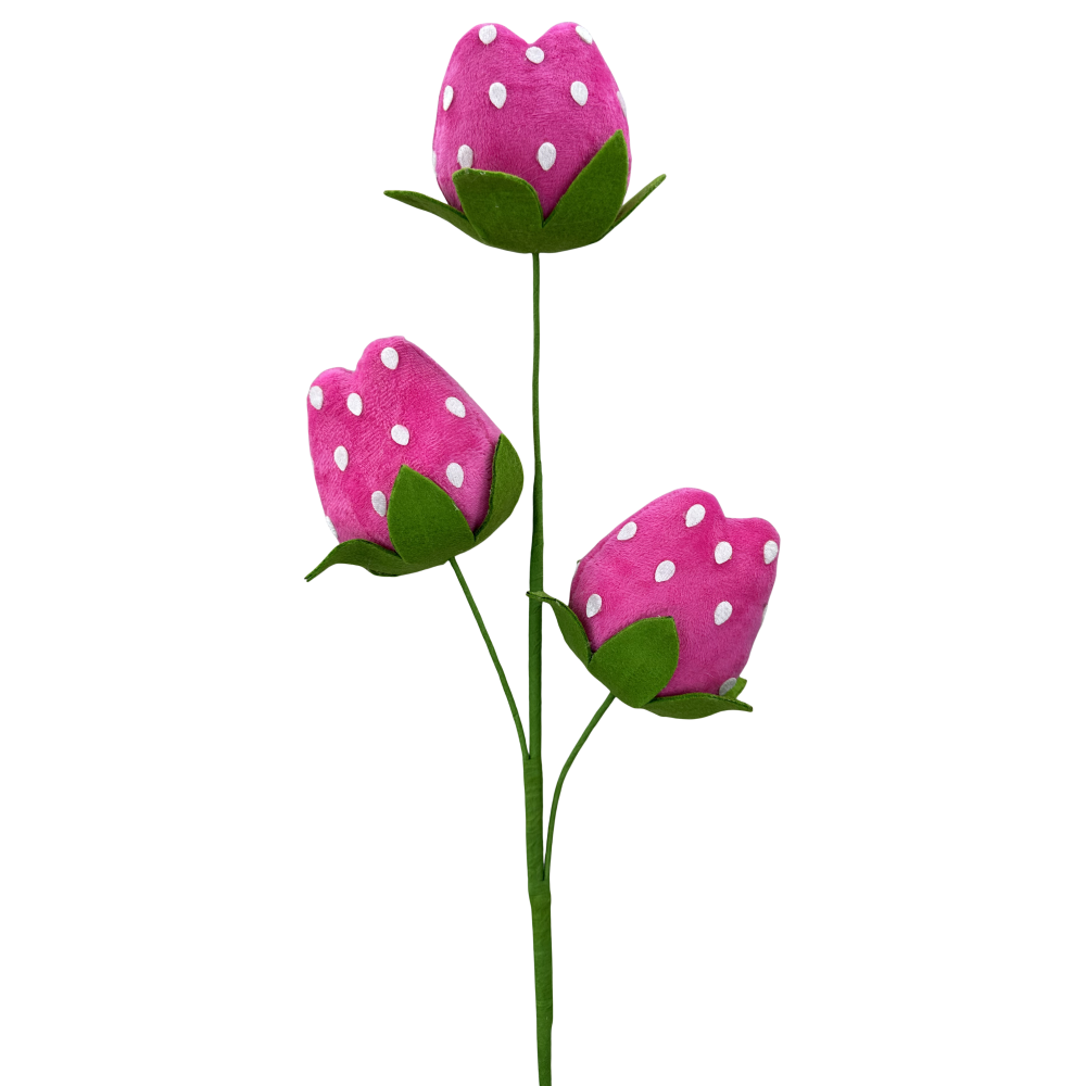 Strawberry x3 Spray: Pink, 28"