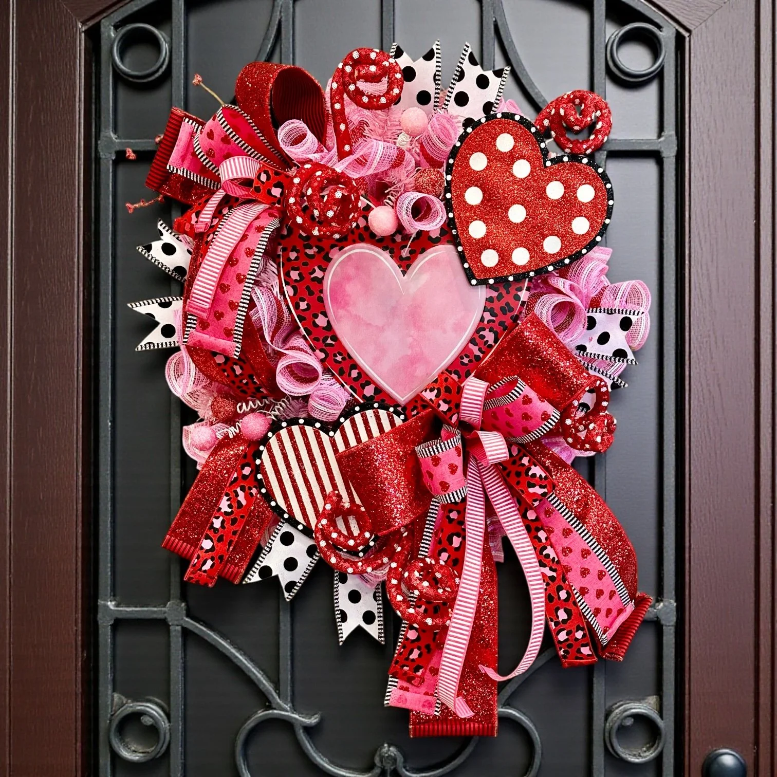 Wild About You Valentine Wreath, 34"