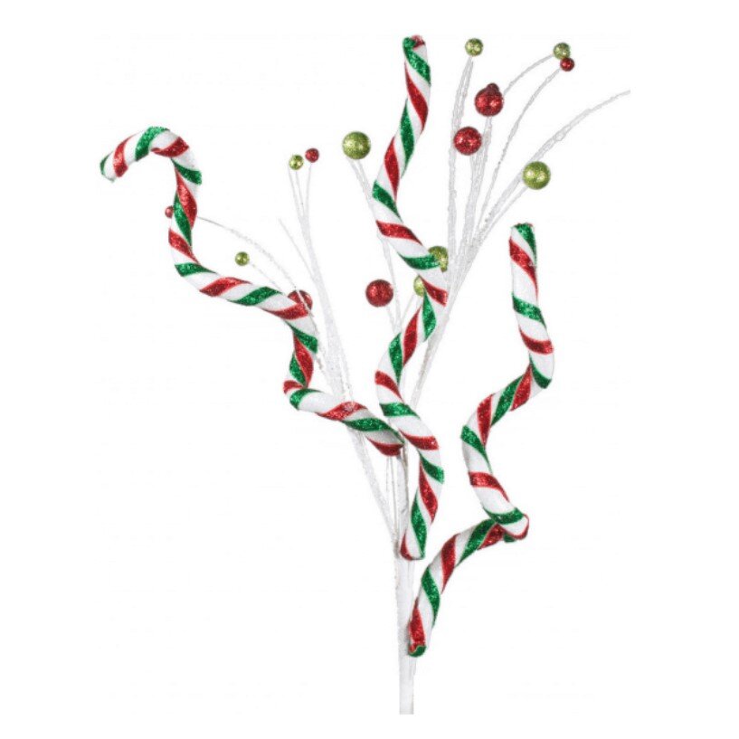 Green Red Striped Candy Cane Spray.jpg