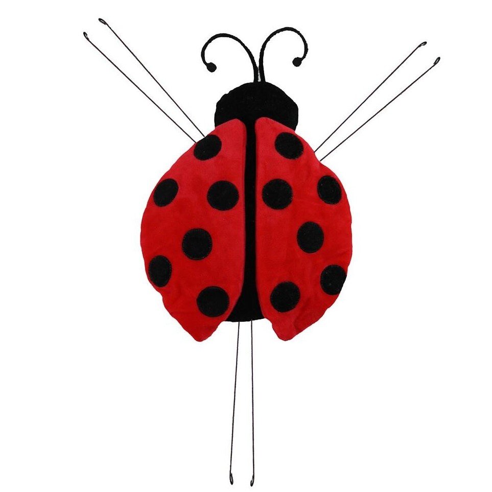 10" Ladybug Wreath Attachment