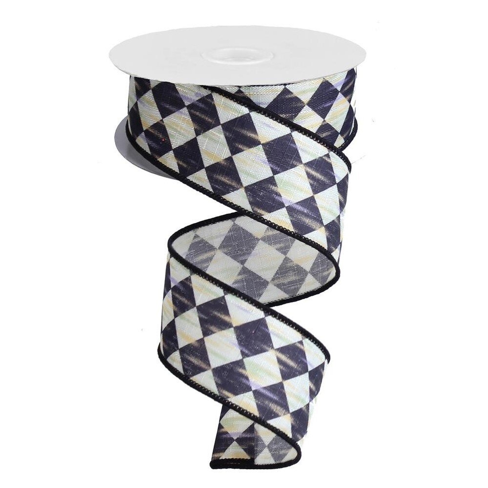 Antique Diamond Harlequin, 1.5"