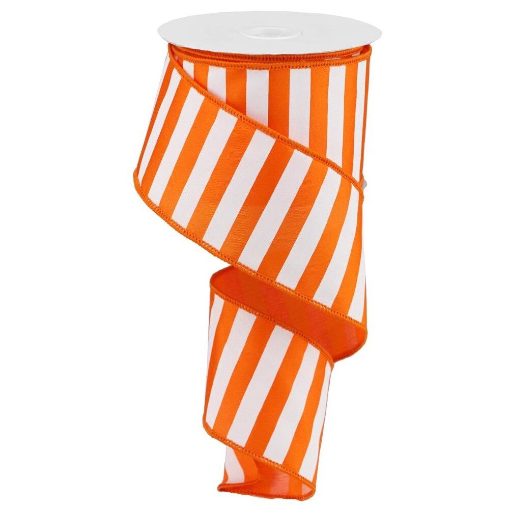 Medium Horizontal Stripe: Orange, 2.5"