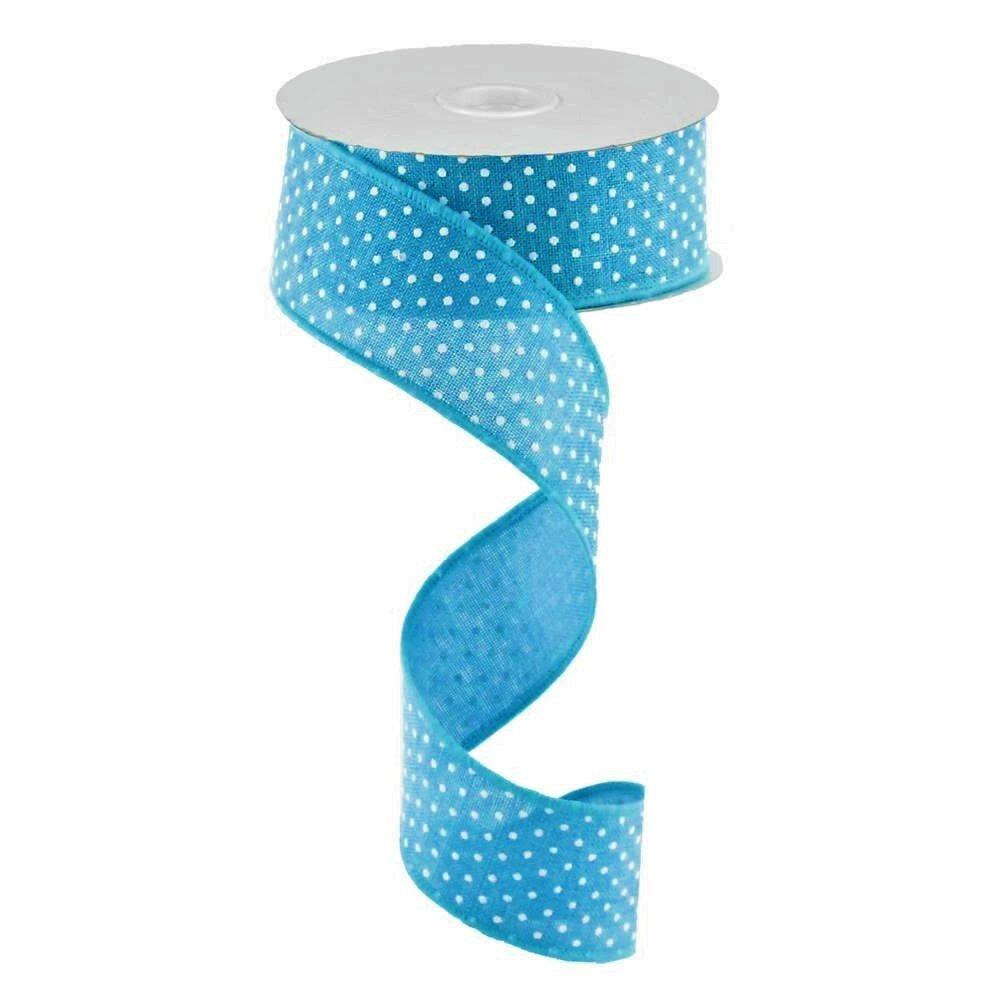 Swiss Dots: Turquoise, 1.5"