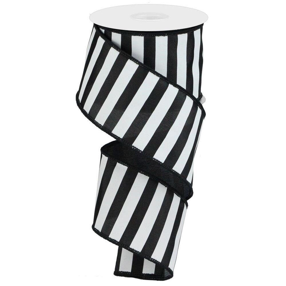 Medium Horizontal Stripe: Black, 2.5"