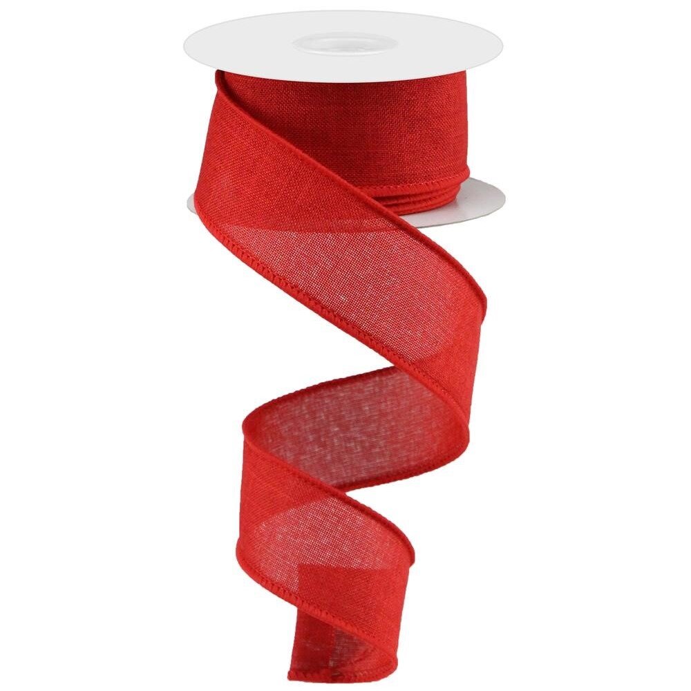 Royal Burlap: Red , 1.5"