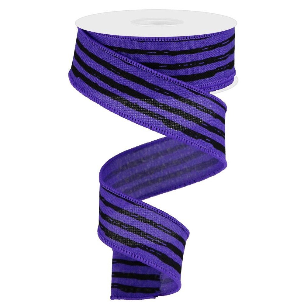 Irregular Stripes on Royal, 1.5"