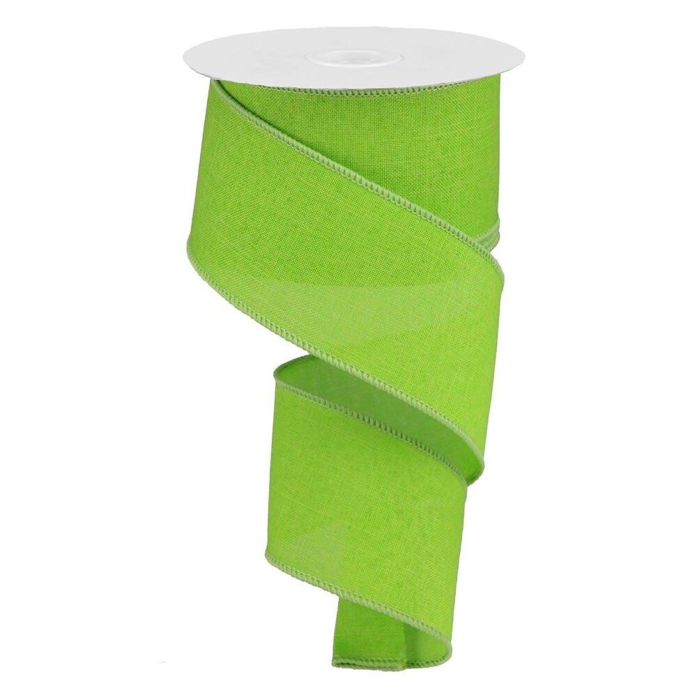 Royal Canvas Burlap: Lime, 2.5"