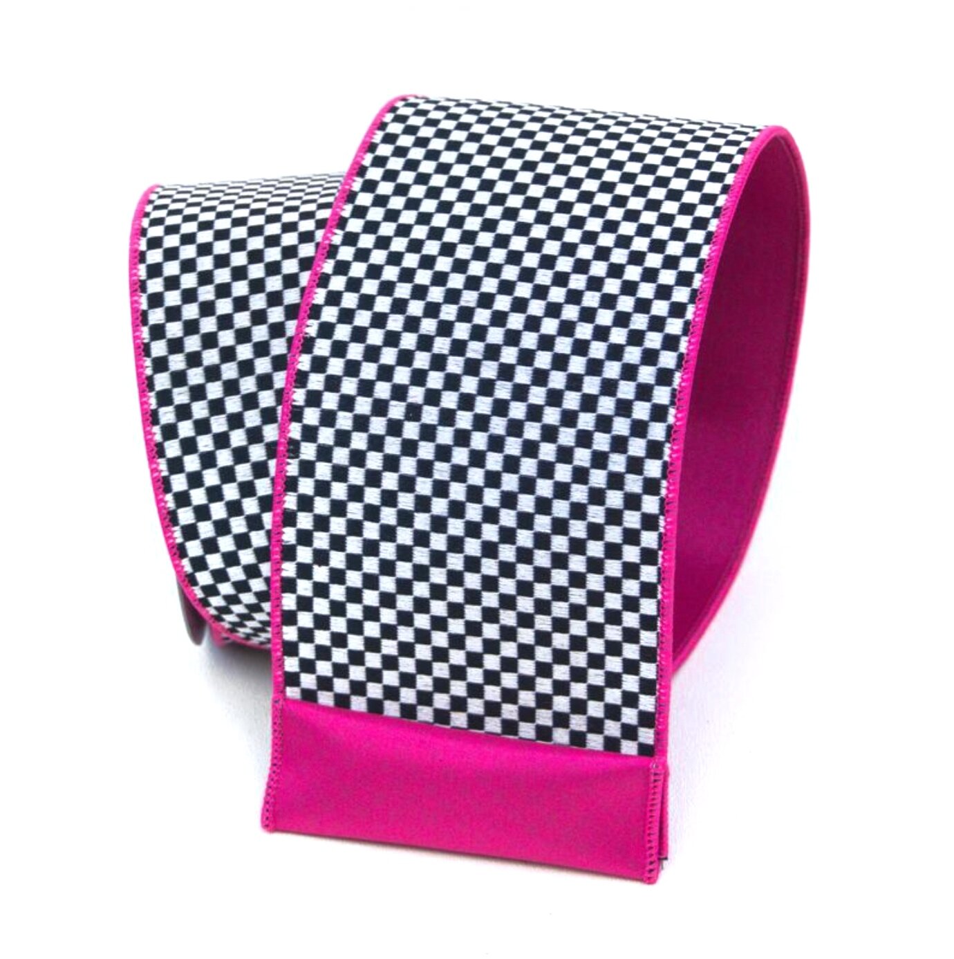 Mini Checker, Pink, 4"