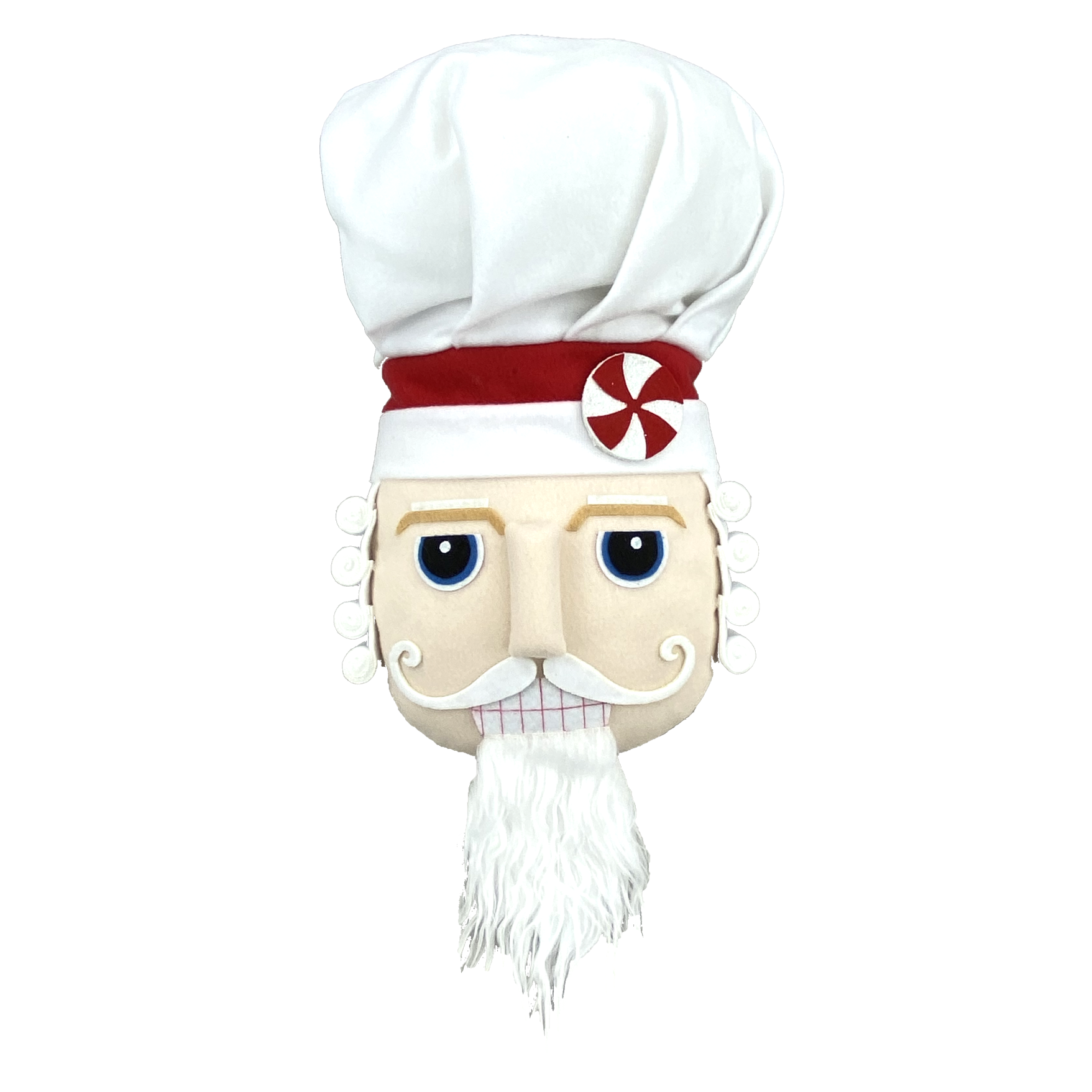 Plush Nutcracker Chef (Head Only), 13"