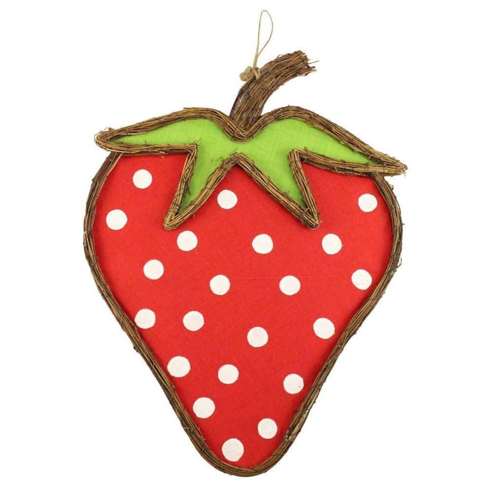 Grapevine Fabric/Strawberry, 21"