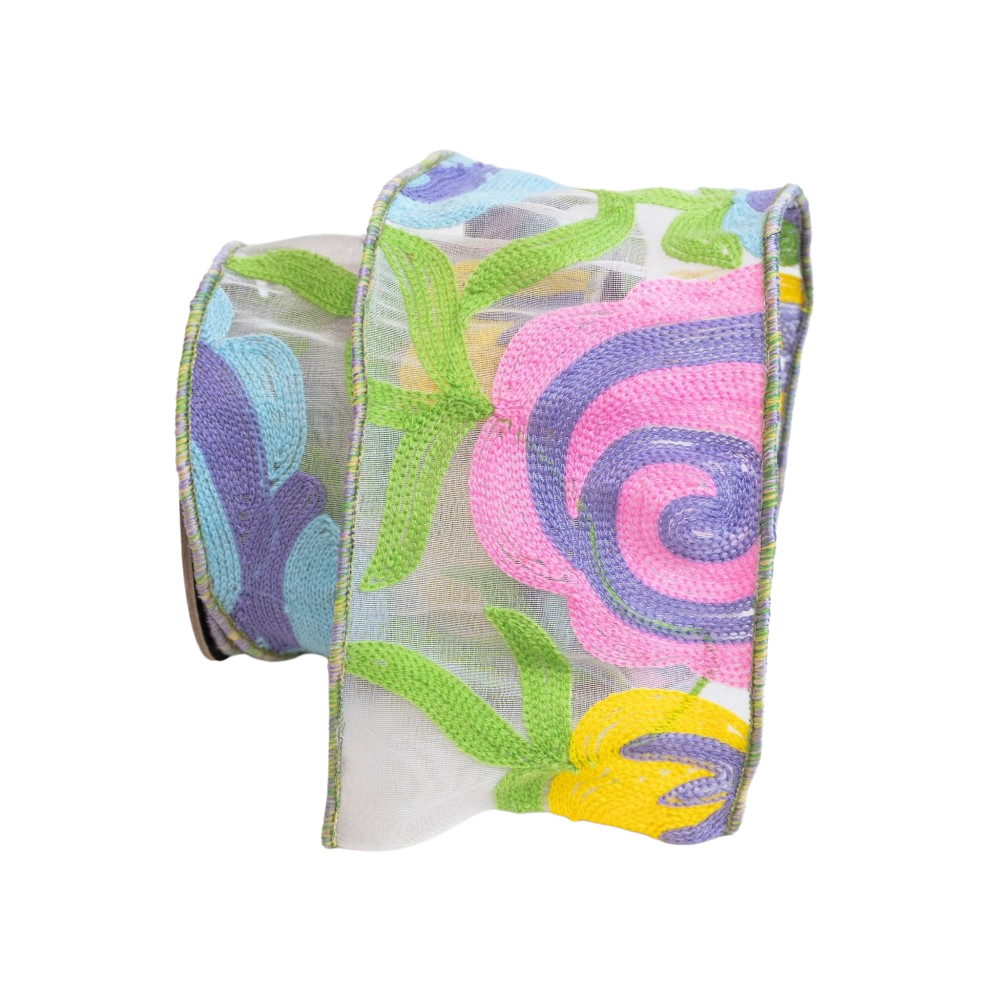 Multi Floral Pastel, 4"