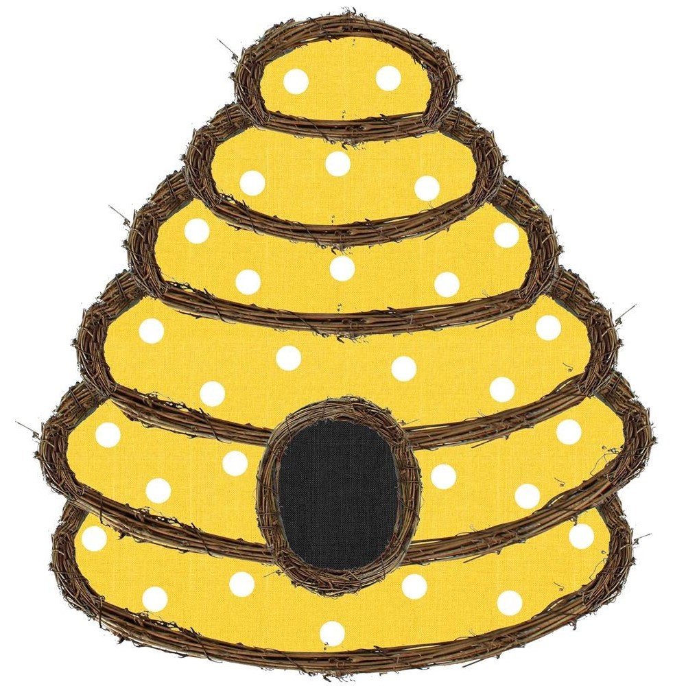 Grapevine/Fabric Beehive, 20"