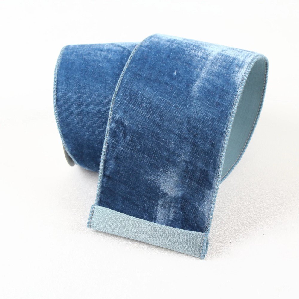 Steel Blue Velvet, 4"