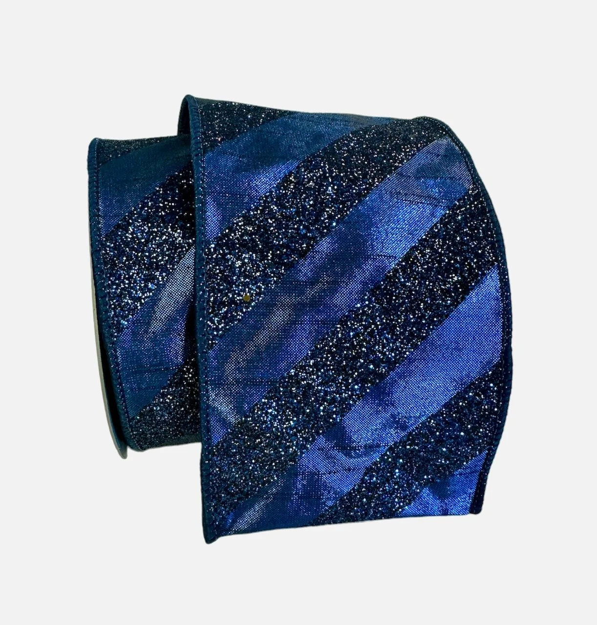 Metallic Dupion Candy: Blue, 4"