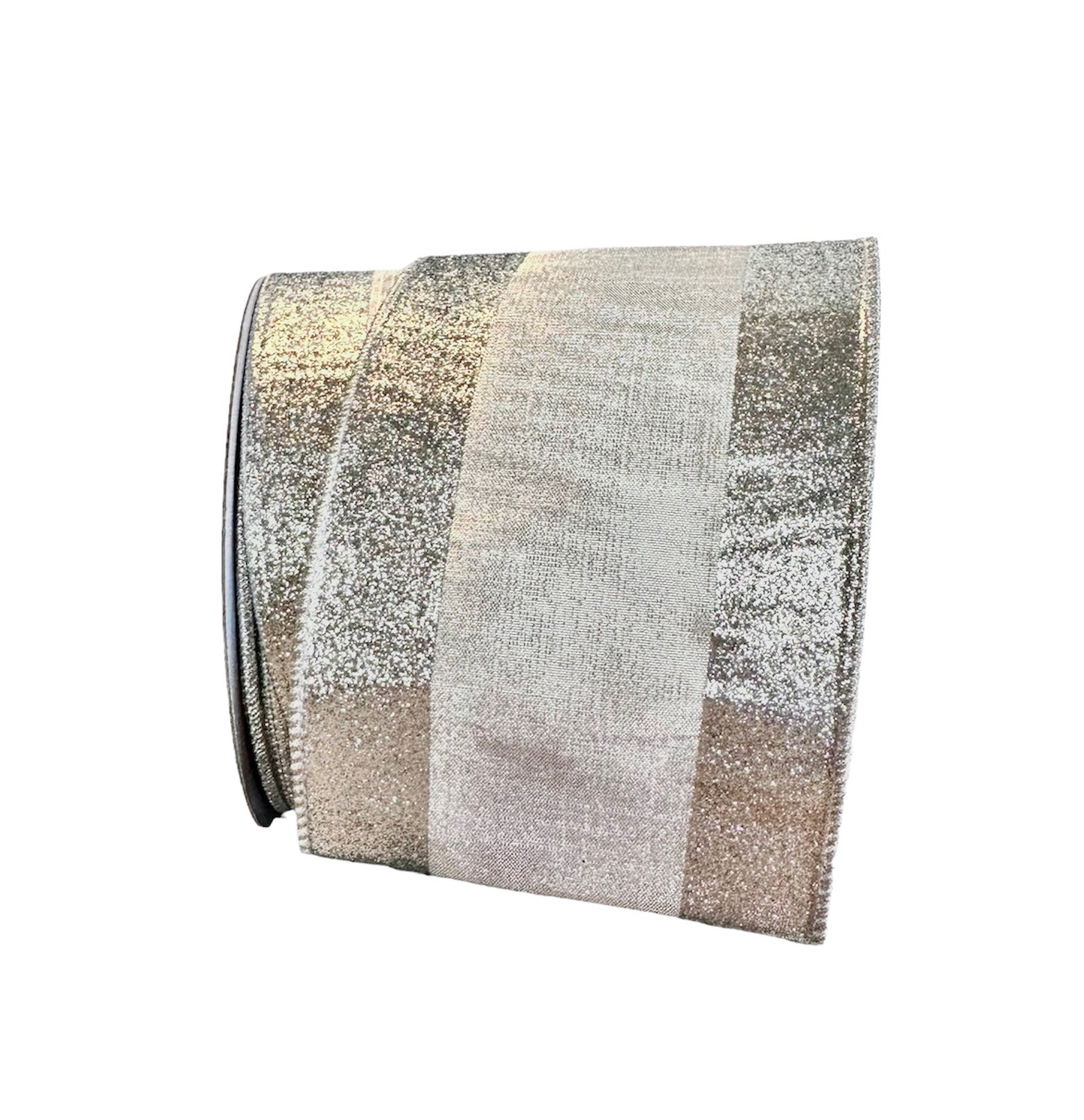 Glitter Candy: Silver, 4”