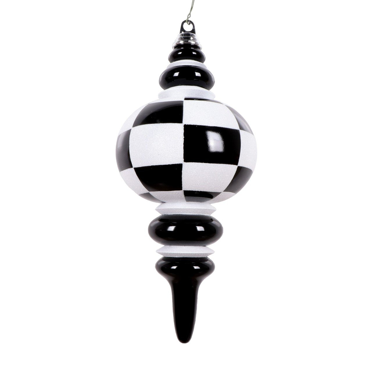 Checker Finial, 13"