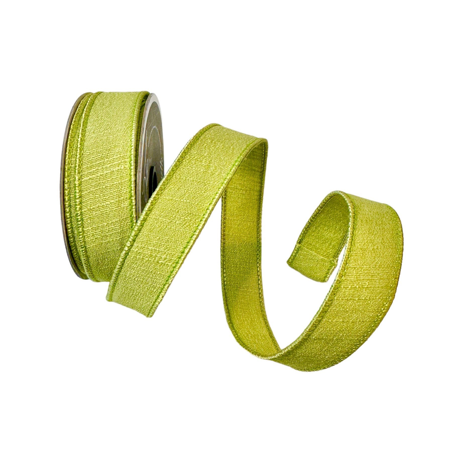 Shabby Silk: Lime Green, 1"