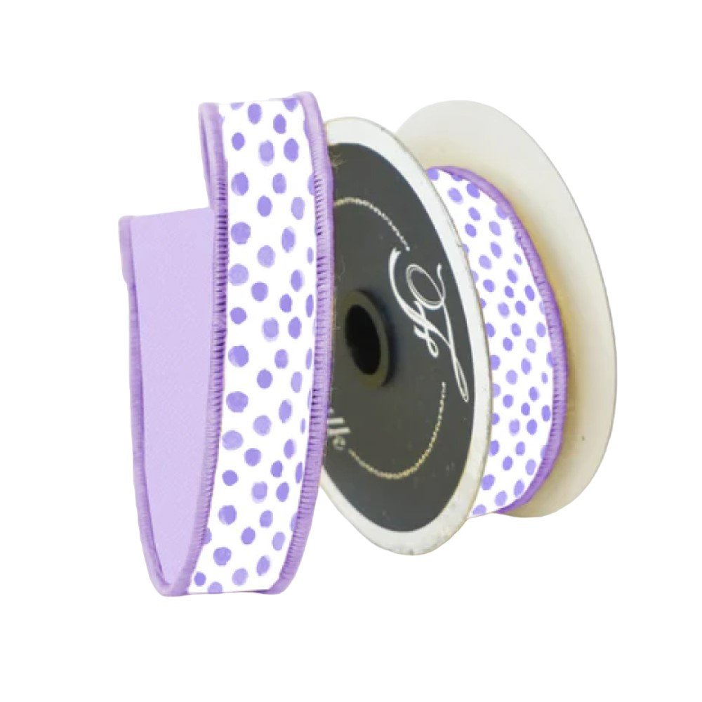 Impressionist Dots: Lavender, 1"