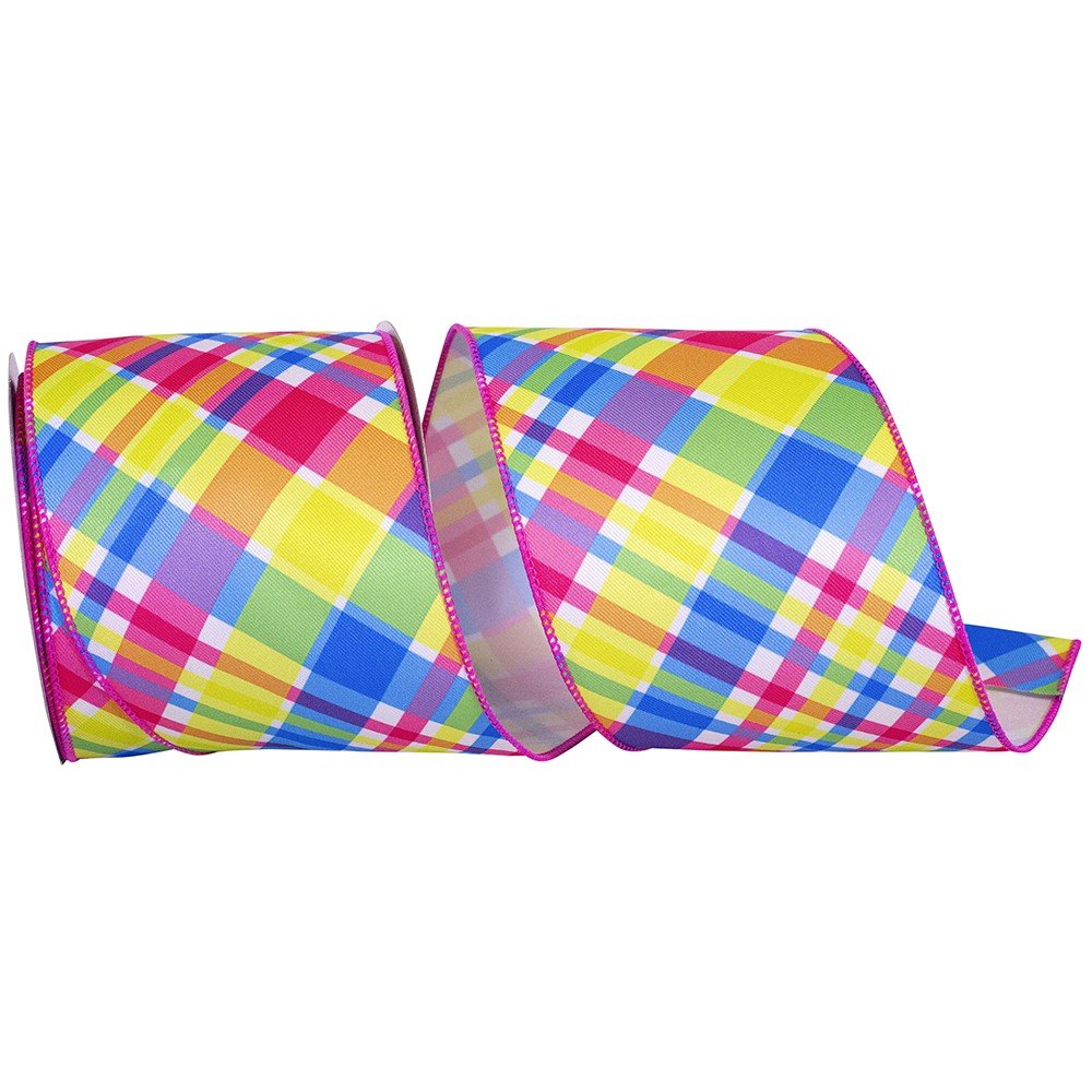 Plaid Diagonal Bright, 4"