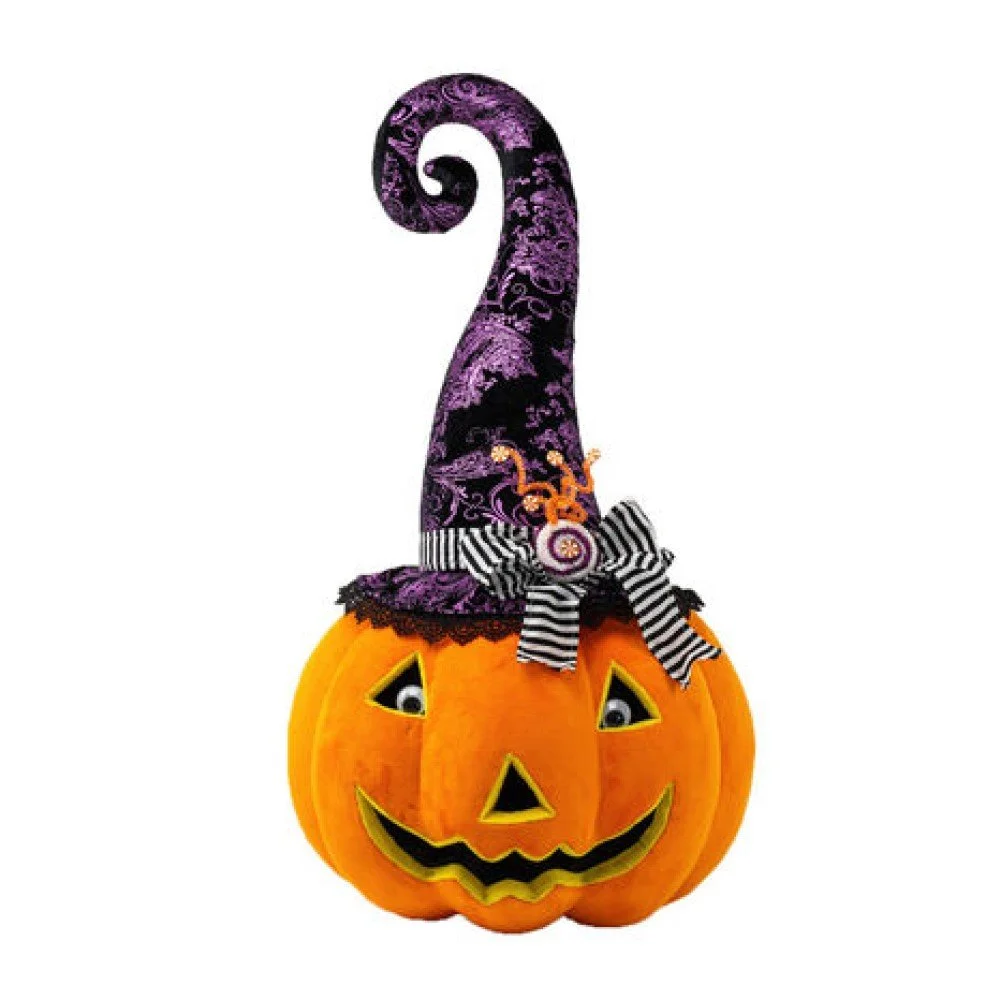 Glitter Pumpkins, Set of 3, Assorted Colors — Holiday Whimsy