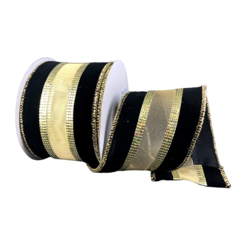 Black Velvet Gold Firefly Center, 2.5"