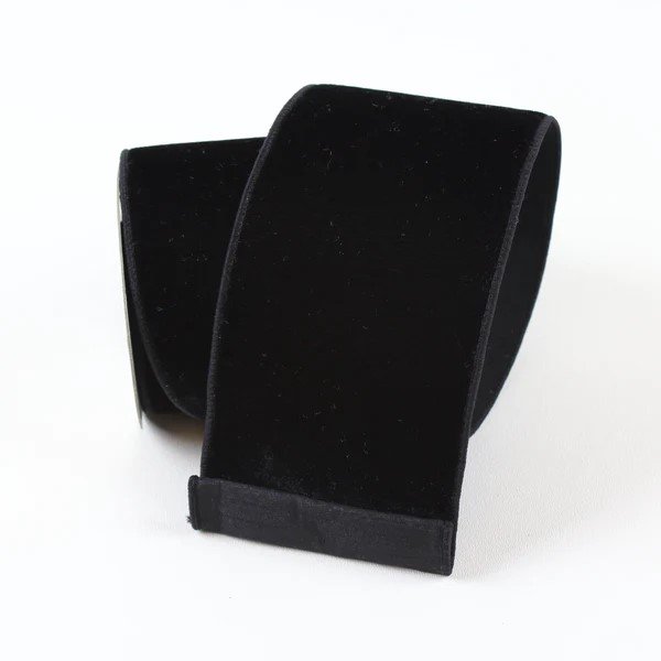 Velvet: Black, 4"