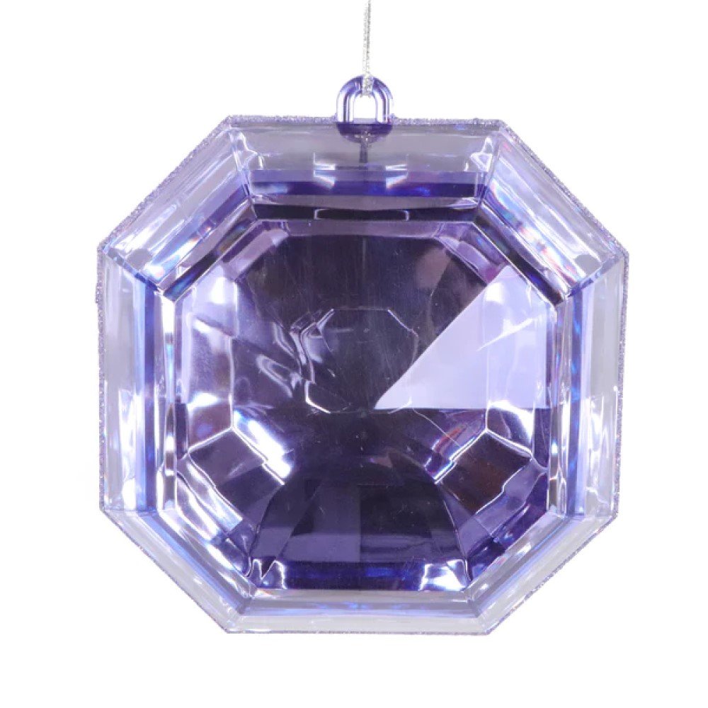 Square Jewel: Amethyst, 6"