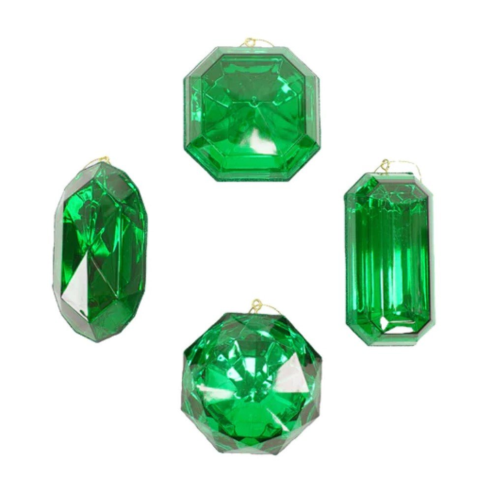 Jewel Assortment Set of 4: Emerald