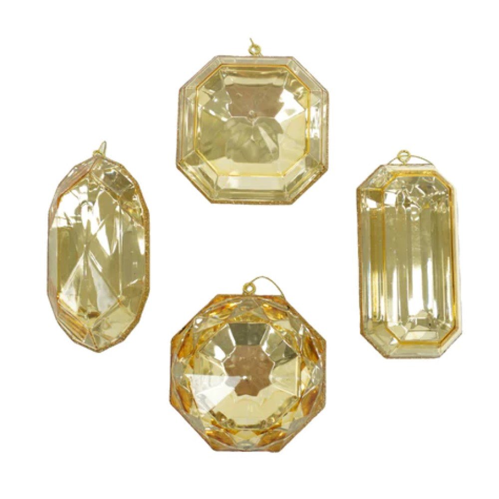 Jewel Assortment Set of 4: Gold