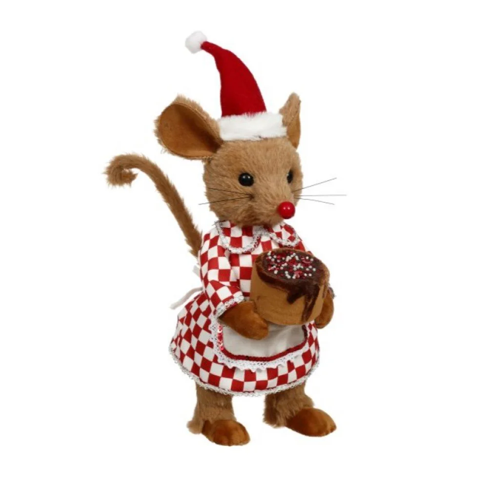 Candy Cane Mouse, 19" — Holiday Whimsy