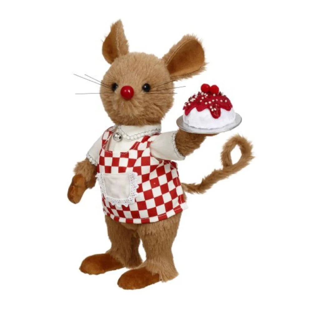 Candy Cane Mouse, 19" — Holiday Whimsy