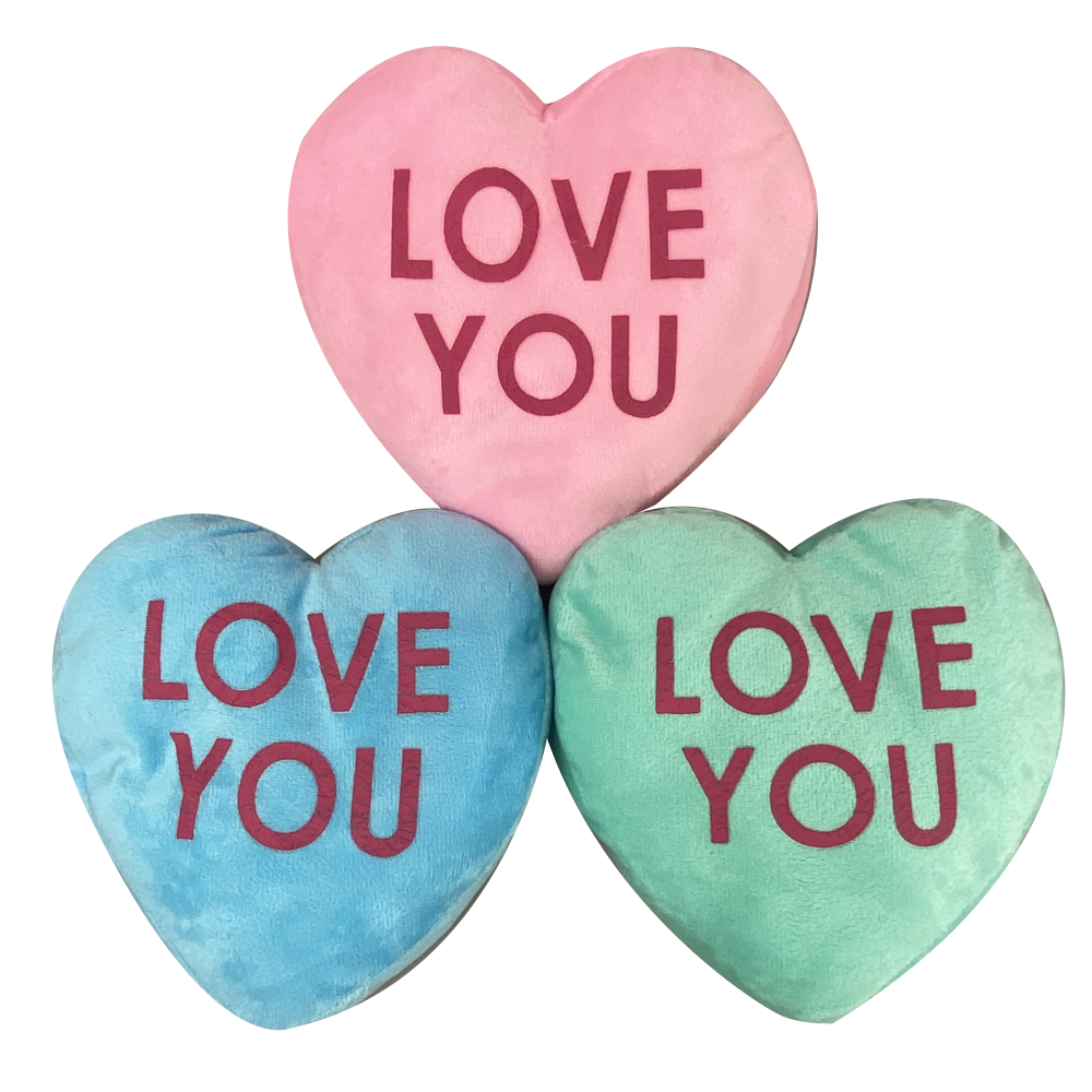 Plush Love You Heart: Assorted, 8
